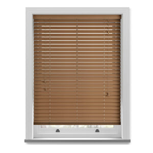 Amber Oak Wooden Blinds 50mm