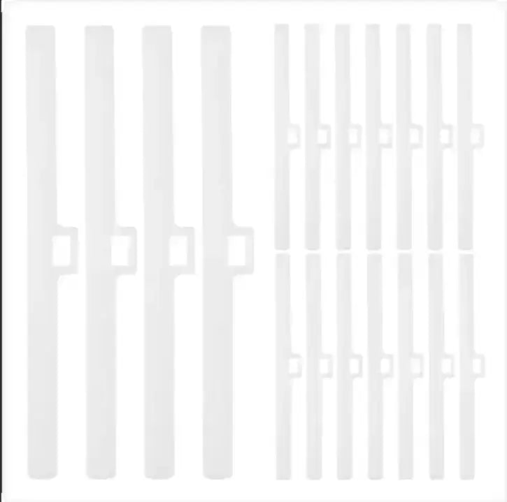 Vertical blind single hole top hangers 3.5