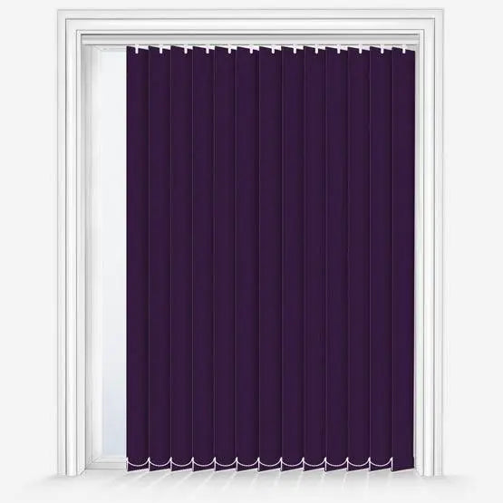 Elba Purple Vertical Blinds
